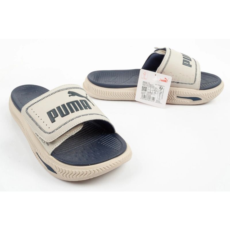 Puma buty klapki męskie laczki SoftridePro Slide chłopięce wygodne - obrazek 7