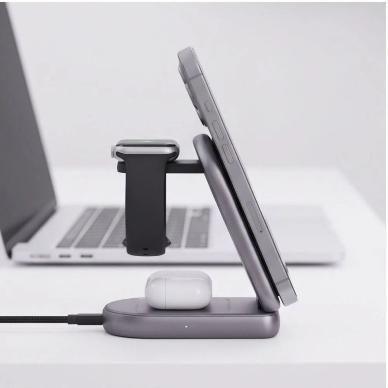 Ładowarka indukcyjna Tech-Protect A53 3in1 MagSafe 25W QI2.2 - ciemnoszara - obrazek 9