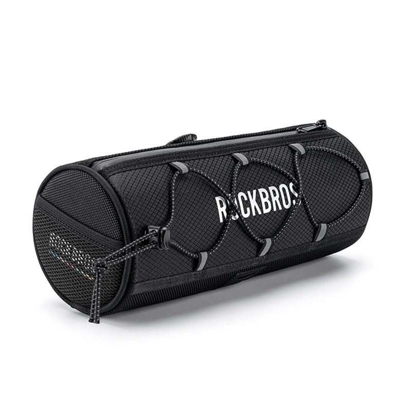 Torba rowerowa Rockbros TL002 ROAD TO SKY 1,5 l na kierownicę wodoodporna - czarna
