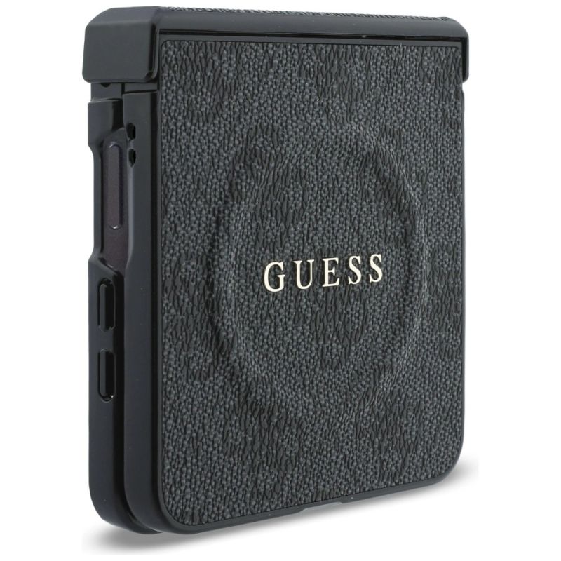Etui Guess 4G Classic MagSafe na Samsung Galaxy Z Flip 8 - czarne - obrazek 7