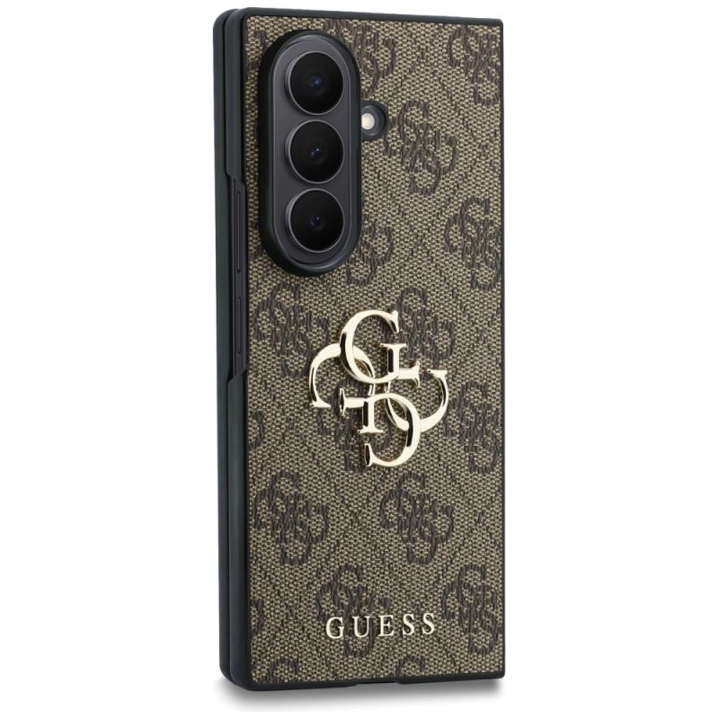 Etui Guess Big 4G Logo na Samsung Galaxy Z Fold 8 Ultra - brązowe - obrazek 3