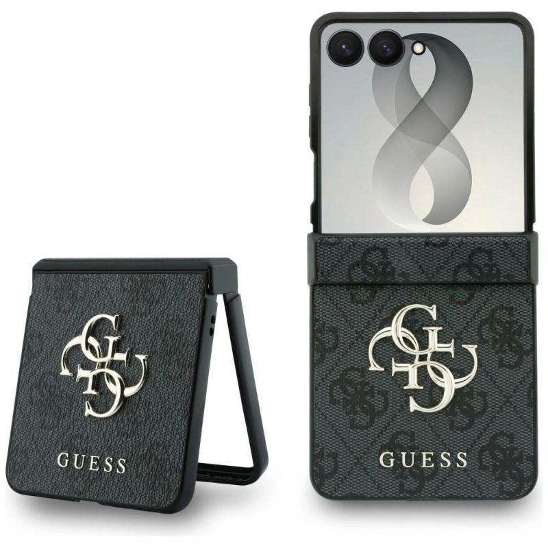 Etui Guess Big 4G Logo na Samsung Galaxy Z Flip 8 - czarne