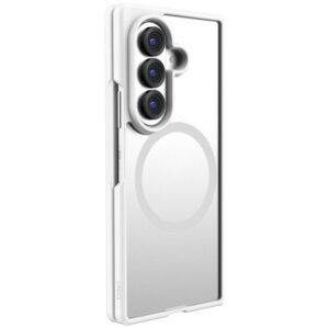 Etui UNIQ Veren AF Magclick Charging na Samsung Galaxy Z Flip 8 - białe
