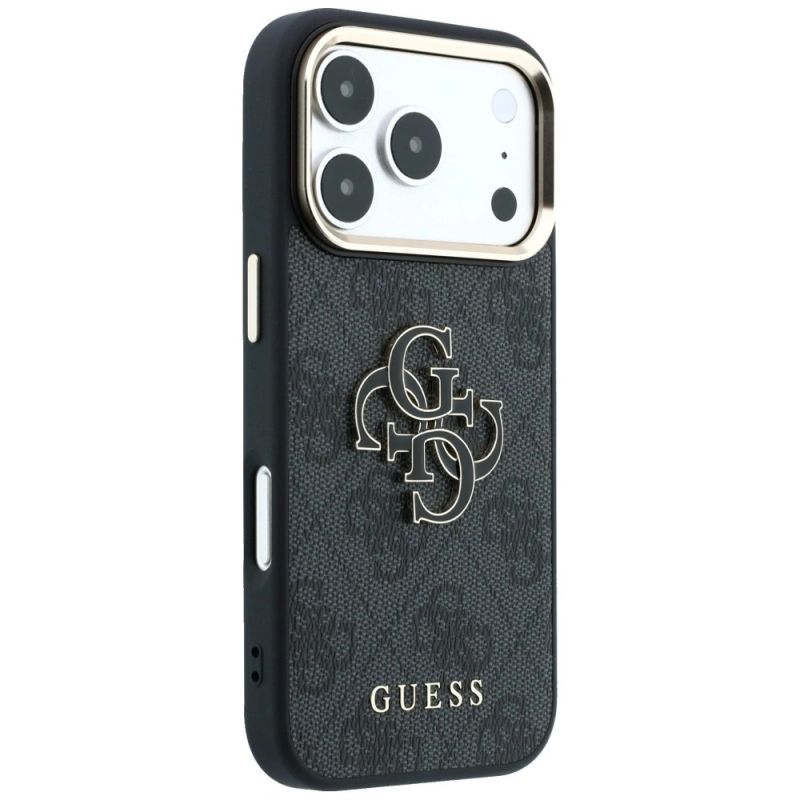 Etui Guess 4G & Big Resin Logo na iPhone 17 Pro Max / 18 Pro Max- czarne - obrazek 4