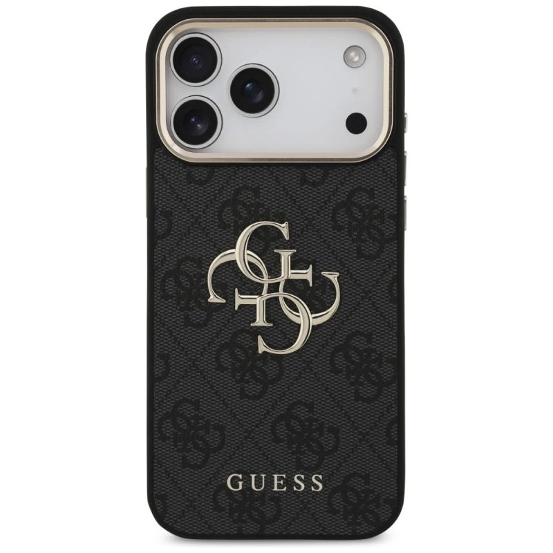 Etui Guess 4G Big 4G Classic Logo na iPhone 17 Pro Max / 18 Pro Max - czarno-złote - obrazek 3