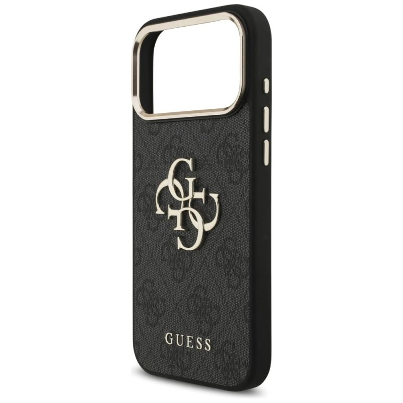 Etui Guess 4G Big 4G Classic Logo na iPhone 17 Pro Max / 18 Pro Max - czarno-złote - obrazek 6