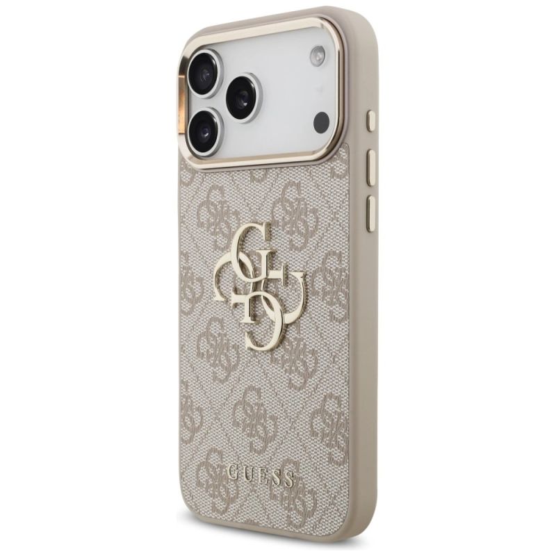 Etui Guess 4G Big 4G Classic Logo na iPhone 17 Pro Max / 18 Pro Max - różowo-złote - obrazek 2