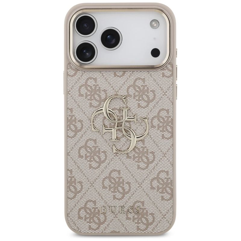 Etui Guess 4G Big 4G Classic Logo na iPhone 17 Pro Max / 18 Pro Max - różowo-złote - obrazek 3