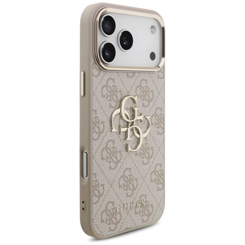 Etui Guess 4G Big 4G Classic Logo na iPhone 17 Pro Max / 18 Pro Max - różowo-złote - obrazek 4
