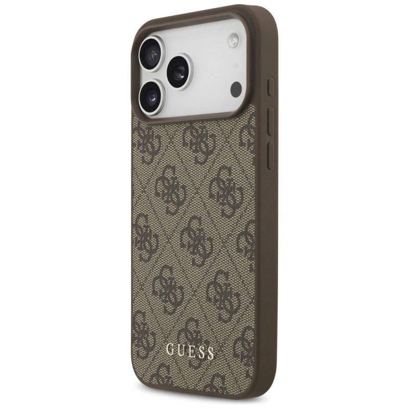 Etui Guess 4G Classic na iPhone 17 Pro Max / 18 Pro Max - brązowe - obrazek 2