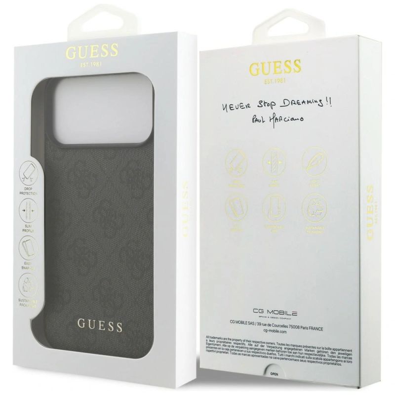 Etui Guess 4G Classic na iPhone 17 Pro Max / 18 Pro Max - czarne - obrazek 8