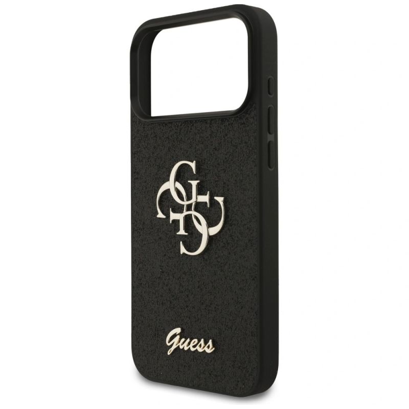 Etui Guess Fixed Glitter Big 4G na iPhone 17 Pro Max / 18 Pro Max - czarne - obrazek 6