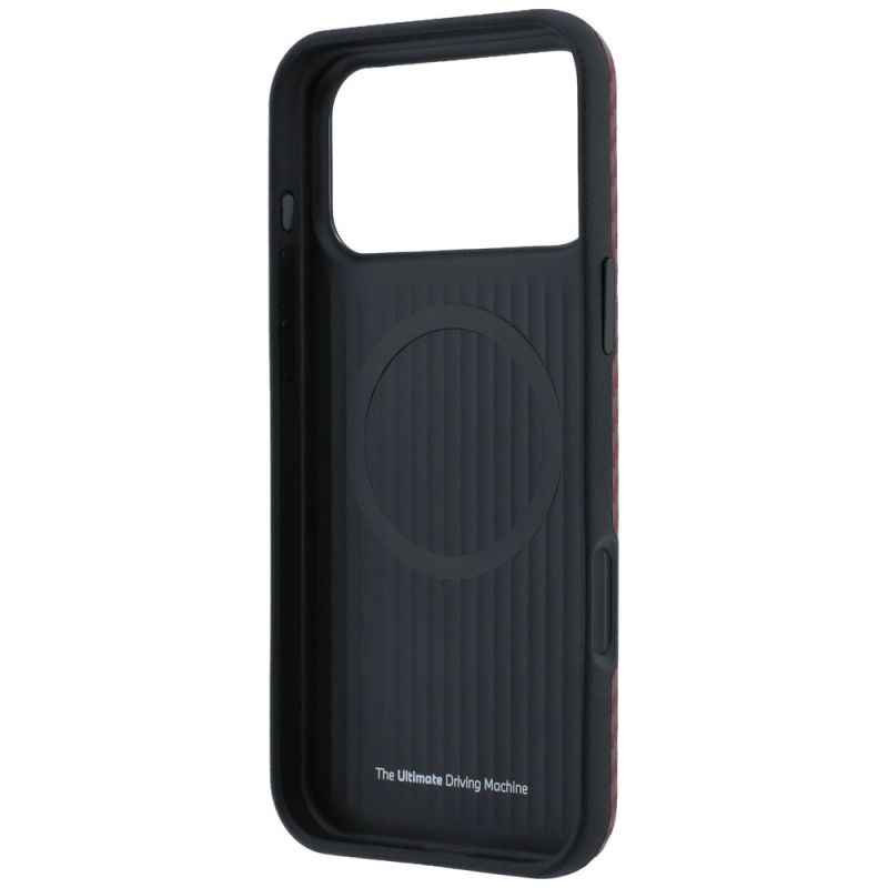Etui BMW M Carbon Metal Logo MagSafe na iPhone 17 Pro Max / 18 Pro Max - bordowe - obrazek 7