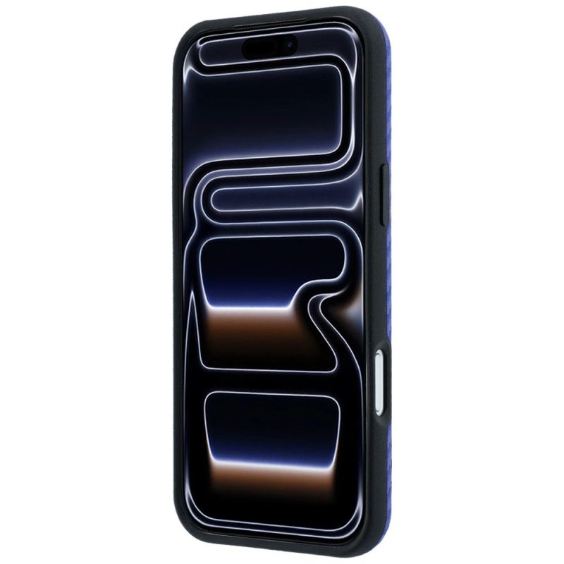 Etui BMW M Carbon Metal Logo MagSafe na iPhone 17 Pro Max / 18 Pro Max - niebieskie - obrazek 5