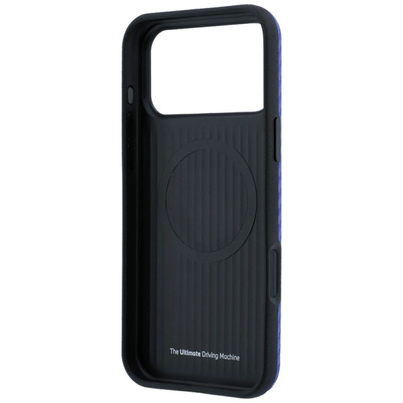 Etui BMW M Carbon Metal Logo MagSafe na iPhone 17 Pro Max / 18 Pro Max - niebieskie - obrazek 7