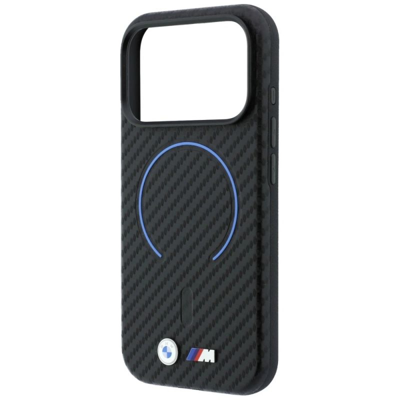 Etui BMW M Carbon Printed Ring MagSafe na iPhone 17 Pro / 18 Pro - czarne - obrazek 6