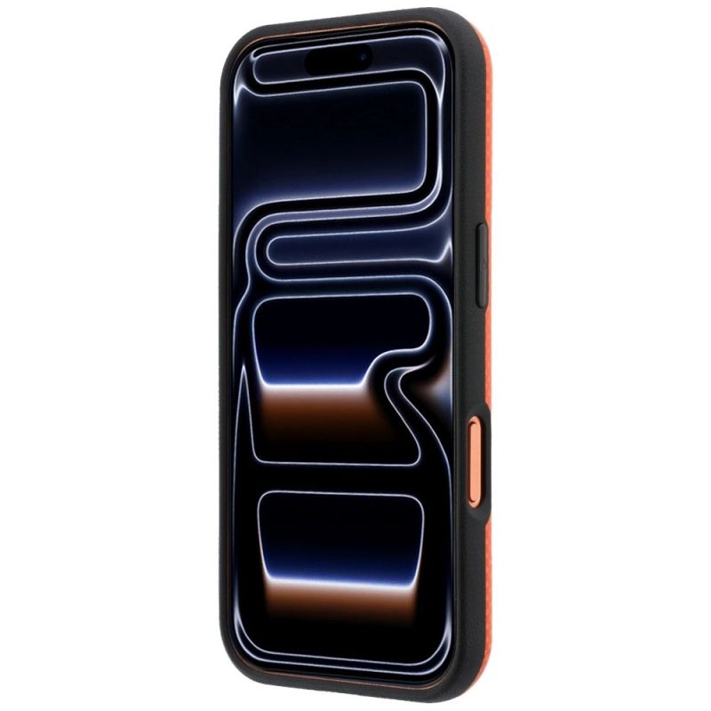 Etui BMW M Quadrille Kevlar Metal Logo MagSafe na iPhone 17 Pro Max / 18 Pro Max - pomarańczowe - obrazek 5