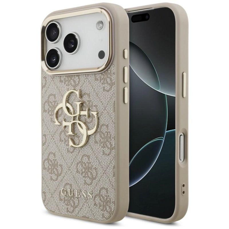 Etui Guess 4G Big 4G Classic Logo na iPhone 17 Pro / 18 Pro - różowo-złote