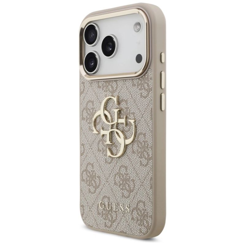 Etui Guess 4G Big 4G Classic Logo na iPhone 17 Pro / 18 Pro - różowo-złote - obrazek 2