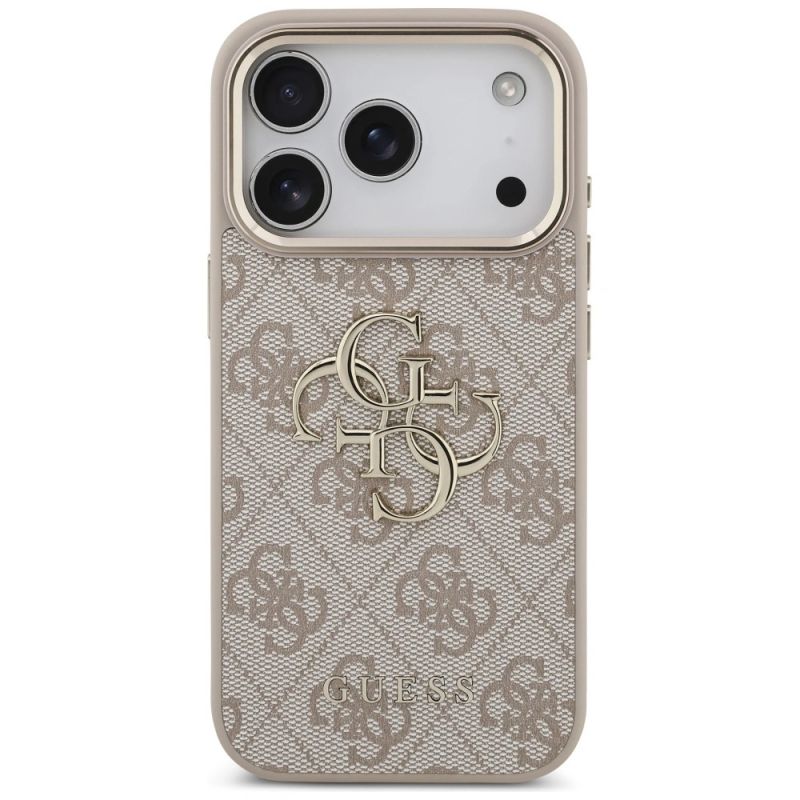 Etui Guess 4G Big 4G Classic Logo na iPhone 17 Pro / 18 Pro - różowo-złote - obrazek 3