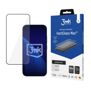 Szkło hartowane 3mk HardGlass Max Black na Xiaomi 17/ 17 Pro