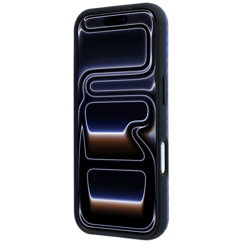 Etui BMW M Carbon Printed Ring MagSafe na iPhone 17 Pro / 18 Pro - niebieskie - obrazek 5