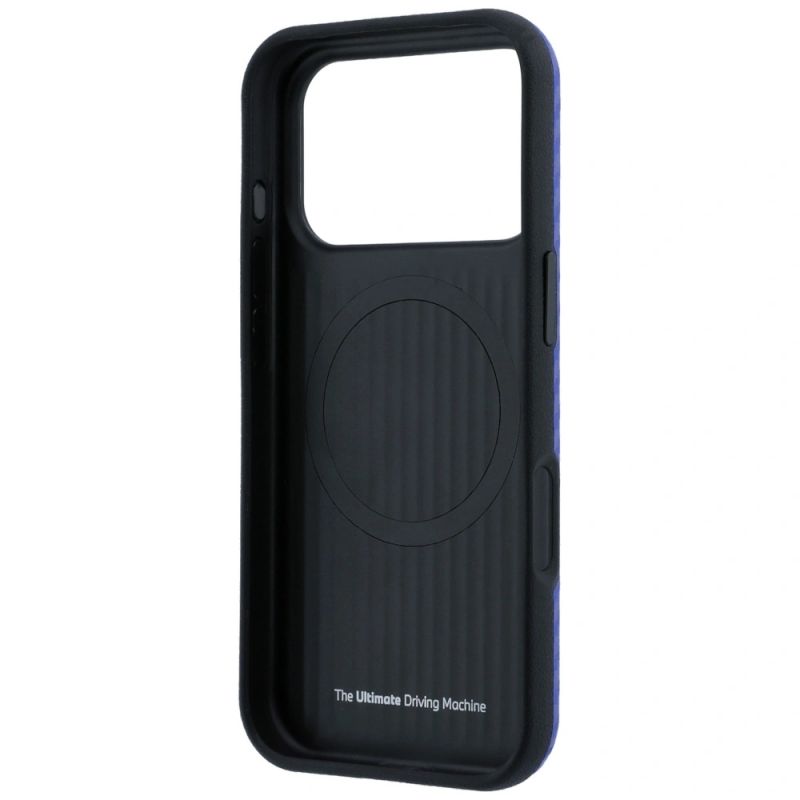 Etui BMW M Carbon Printed Ring MagSafe na iPhone 17 Pro / 18 Pro - niebieskie - obrazek 7