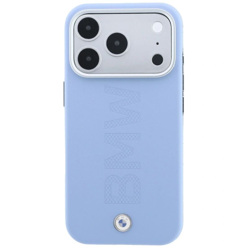 Etui BMW Sign Centered Deboss MagSafe na iPhone 17 Pro / 18 Pro - niebieskie - obrazek 3