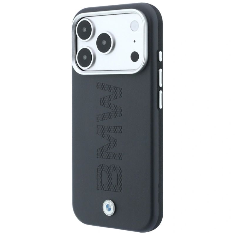 Etui BMW Sign Centered Deboss MagSafe na iPhone 17 Pro / 18 Pro - szare - obrazek 2