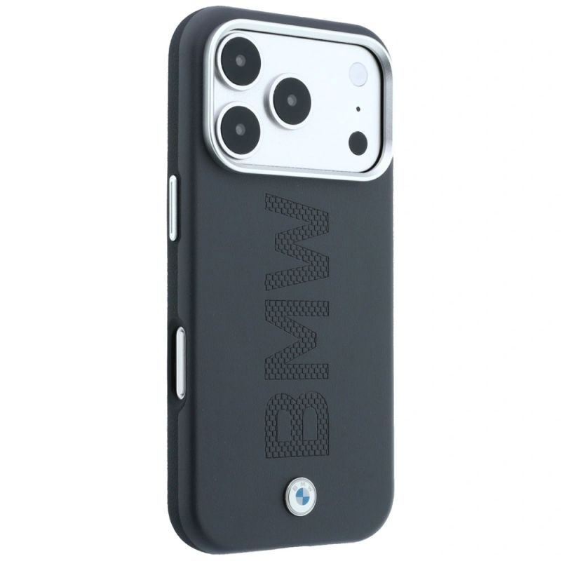 Etui BMW Sign Centered Deboss MagSafe na iPhone 17 Pro / 18 Pro - szare - obrazek 4