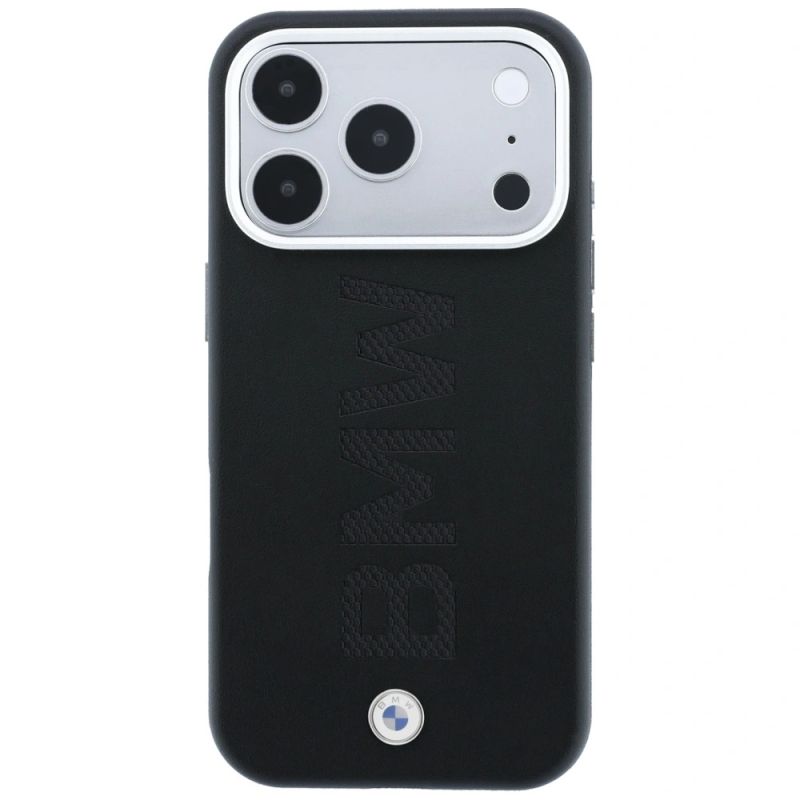 Etui BMW Sign Centered Deboss MagSafe na iPhone 17 Pro Max / 18 Pro Max - czarne - obrazek 3