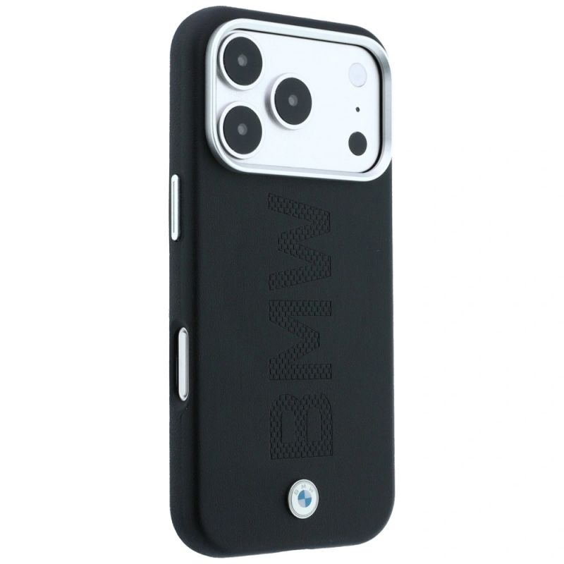 Etui BMW Sign Centered Deboss MagSafe na iPhone 17 Pro Max / 18 Pro Max - czarne - obrazek 4