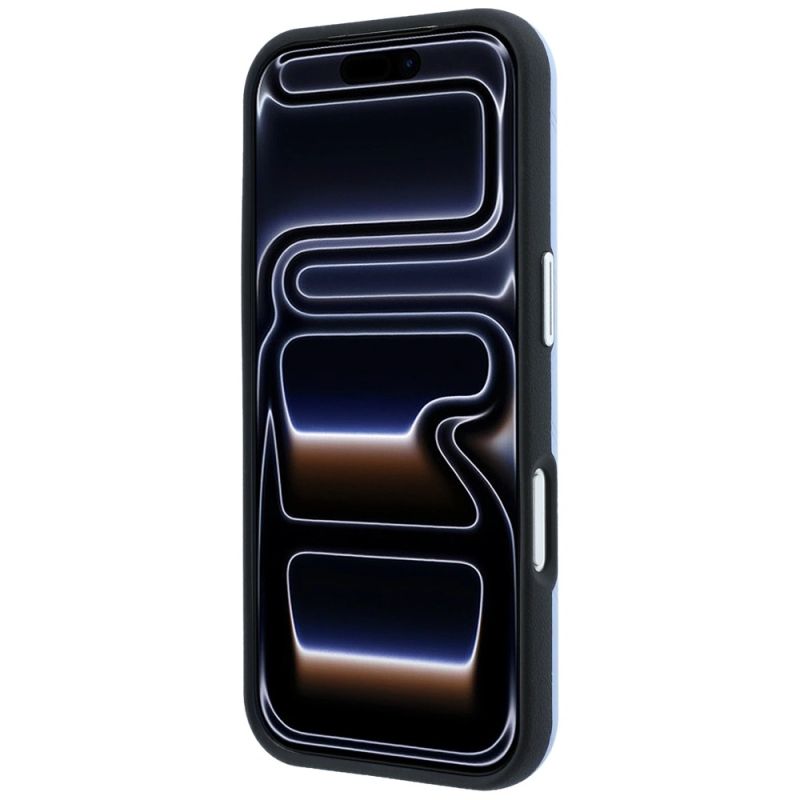 Etui BMW Sign Deboss Quilted Metal Logo MagSafe na iPhone 17 Pro / 18 Pro - niebieskie - obrazek 5