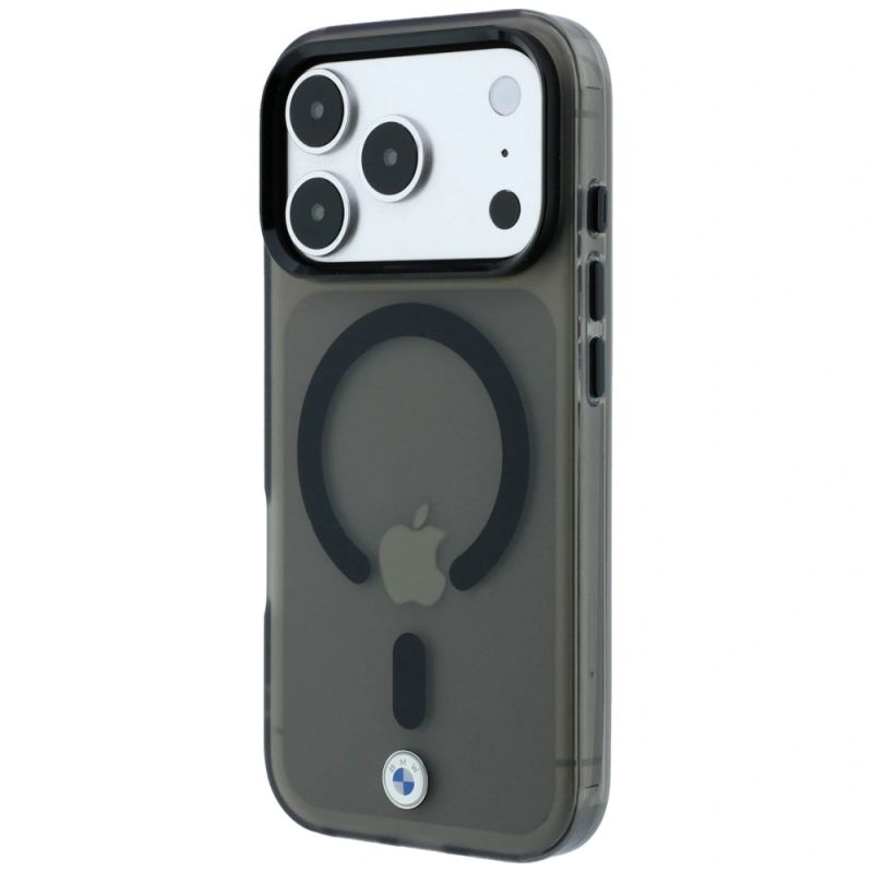Etui BMW Sign Frosted IML & Metal Logo MagSafe na iPhone 17 Pro / 18 Pro - czarne - obrazek 3