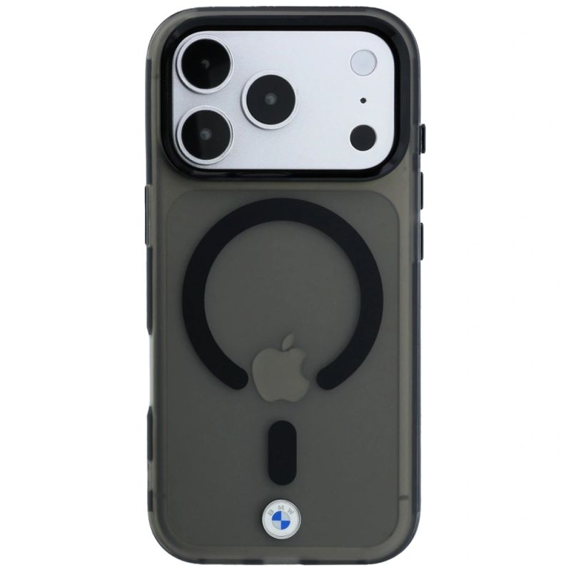Etui BMW Sign Frosted IML & Metal Logo MagSafe na iPhone 17 Pro / 18 Pro - czarne - obrazek 4