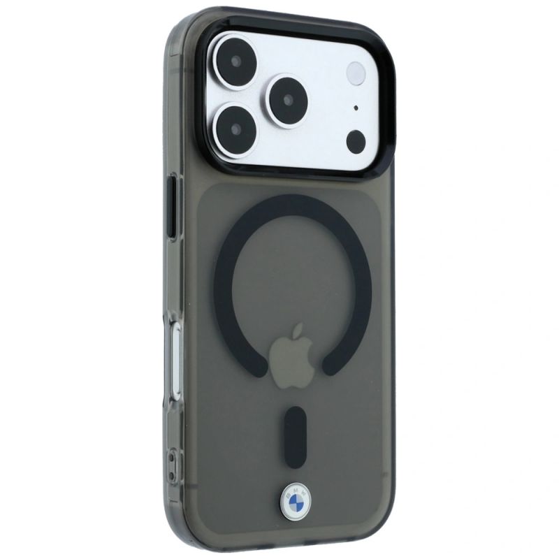 Etui BMW Sign Frosted IML & Metal Logo MagSafe na iPhone 17 Pro / 18 Pro - czarne - obrazek 5
