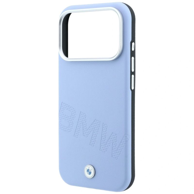 Etui BMW Sign Inclined Deboss Letters MagSafe na iPhone 17 Pro / 18 Pro - niebieskie - obrazek 6
