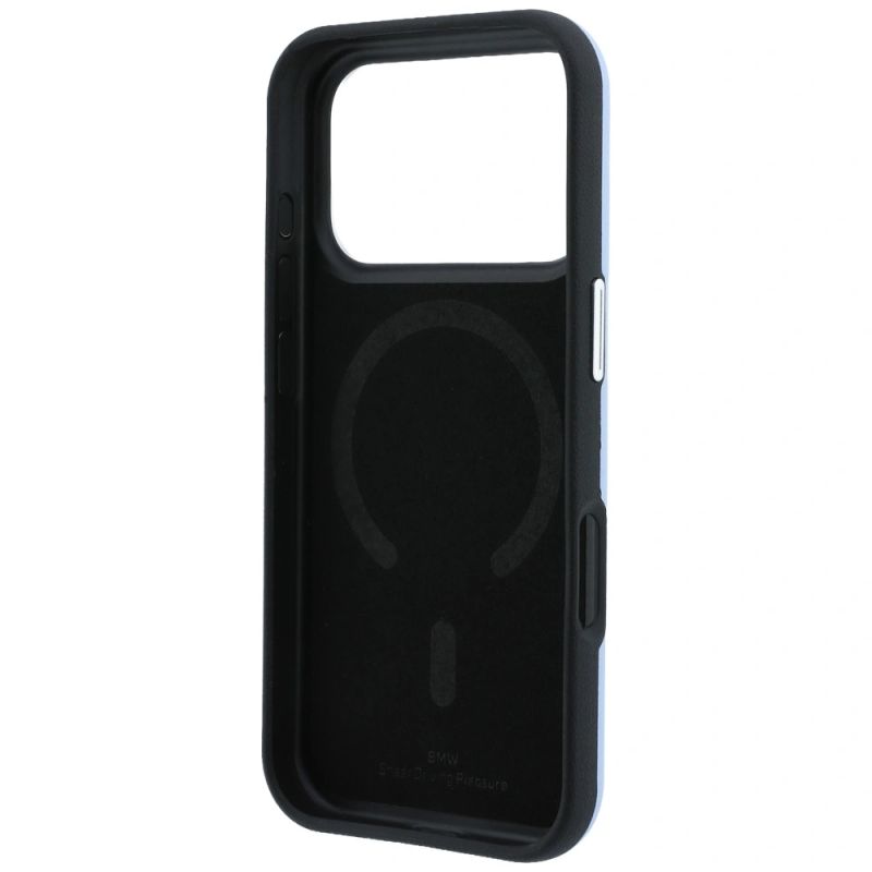 Etui BMW Sign Inclined Deboss Letters MagSafe na iPhone 17 Pro / 18 Pro - niebieskie - obrazek 7