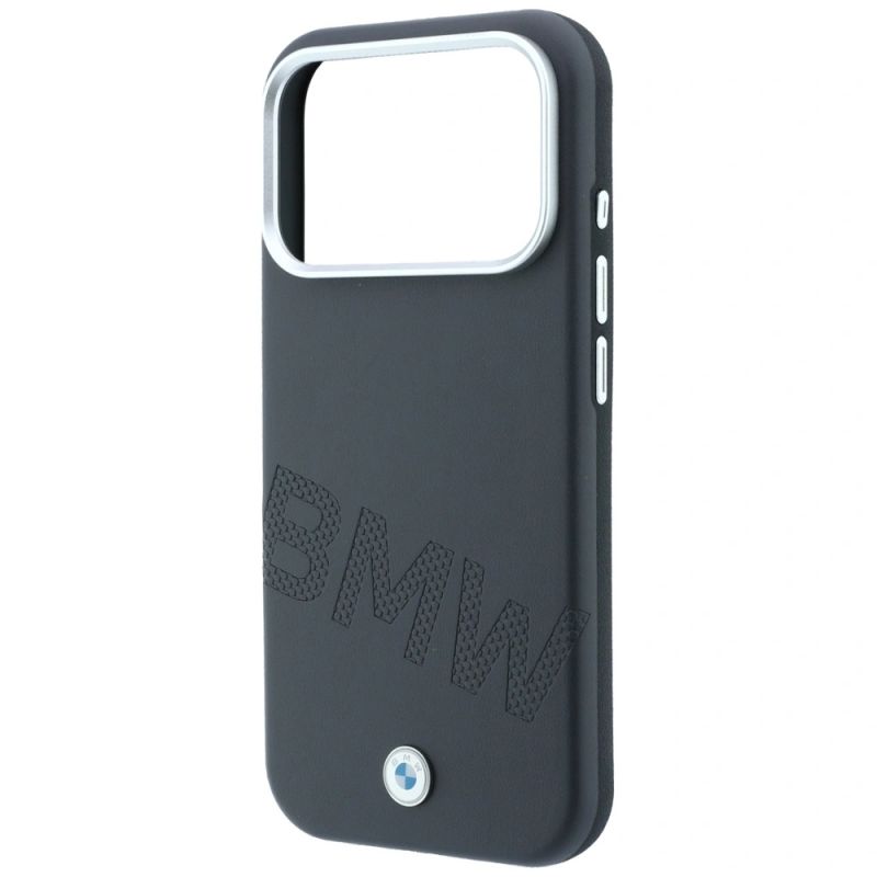 Etui BMW Sign Inclined Deboss Letters MagSafe na iPhone 17 Pro Max / 18 Pro Max - szare - obrazek 6