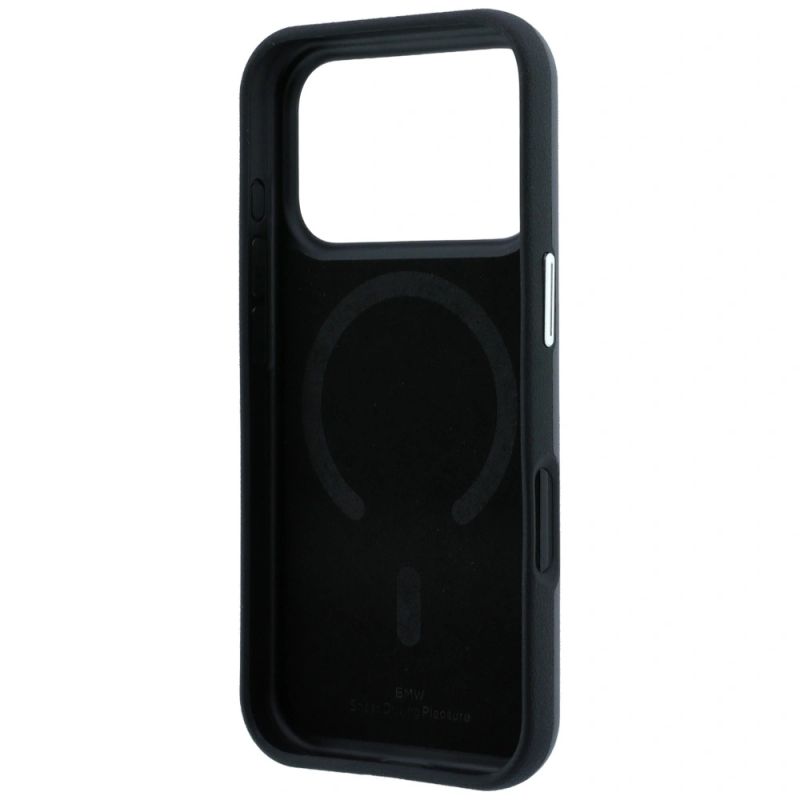 Etui BMW Sign Inclined Deboss Letters MagSafe na iPhone 17 Pro Max / 18 Pro Max - szare - obrazek 7