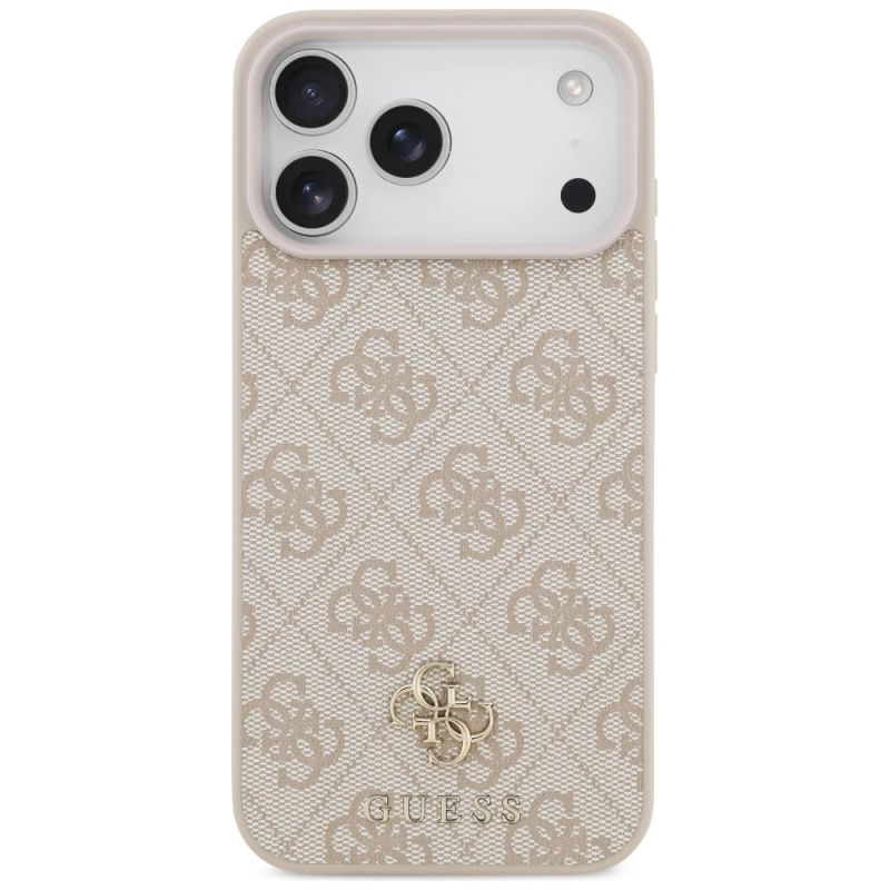 Etui Guess 4G Small Classic Logo MagSafe na iPhone 17 Pro Max / 18 Pro Max - różowe - obrazek 3