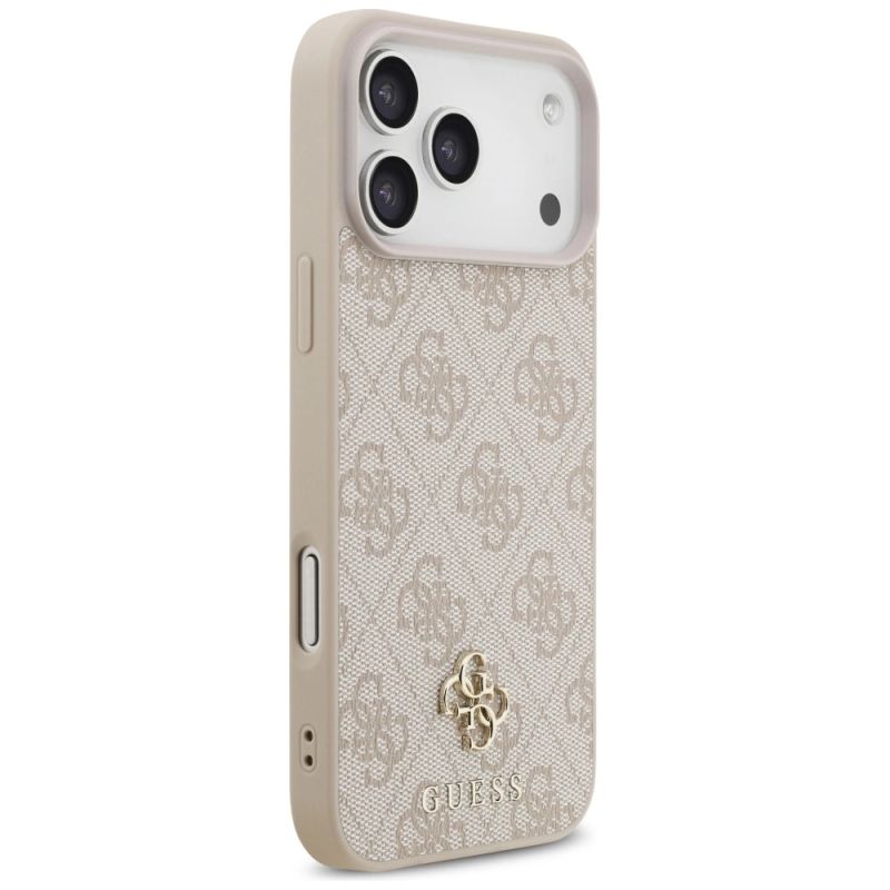 Etui Guess 4G Small Classic Logo MagSafe na iPhone 17 Pro Max / 18 Pro Max - różowe - obrazek 4
