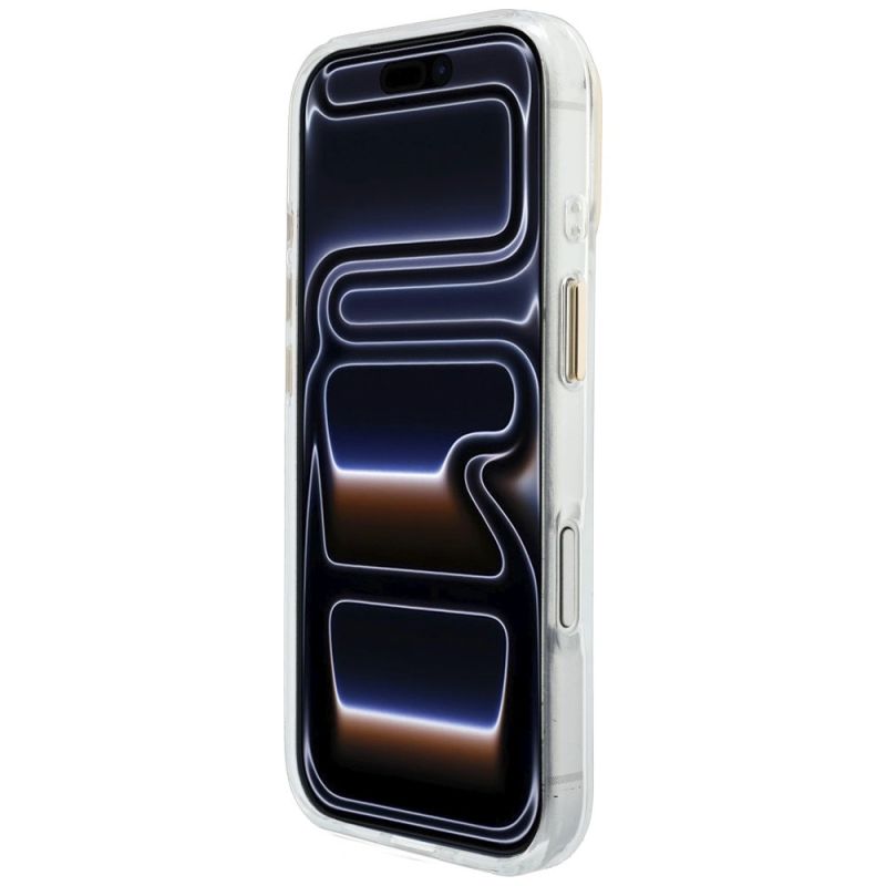 Etui Guess IML 4G Script Metal na iPhone 17 Pro Max / 18 Pro Max - białe - obrazek 5