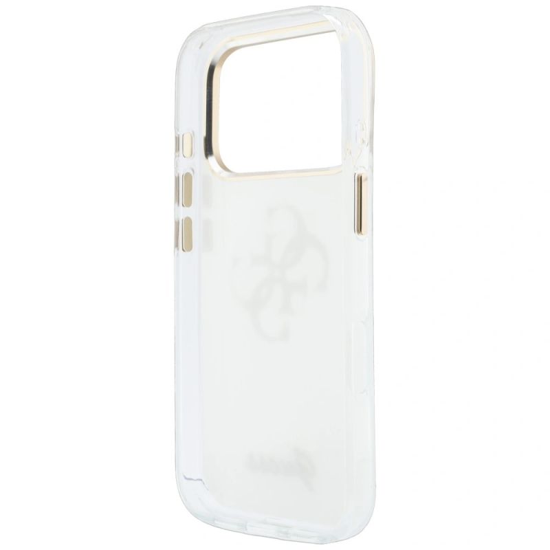 Etui Guess IML 4G Script Metal na iPhone 17 Pro Max / 18 Pro Max - białe - obrazek 7