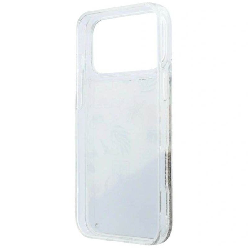 Etui Karl Lagerfeld Liquid Glitter Beach & Sand na iPhone 17 Pro Max / 18 Pro Max - beżowe - obrazek 7