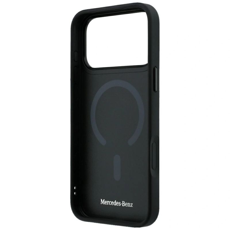 Etui Mercedes Leather 3D MagSafe do iPhone 18 Pro / 17 Pro - czarne - obrazek 7