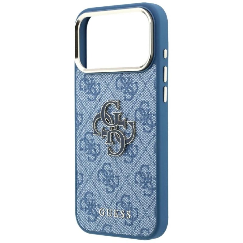 Etui Guess 4G & Big Resin Logo na iPhone 17 Pro Max / 18 Pro Max - jasnoniebieskie - obrazek 6