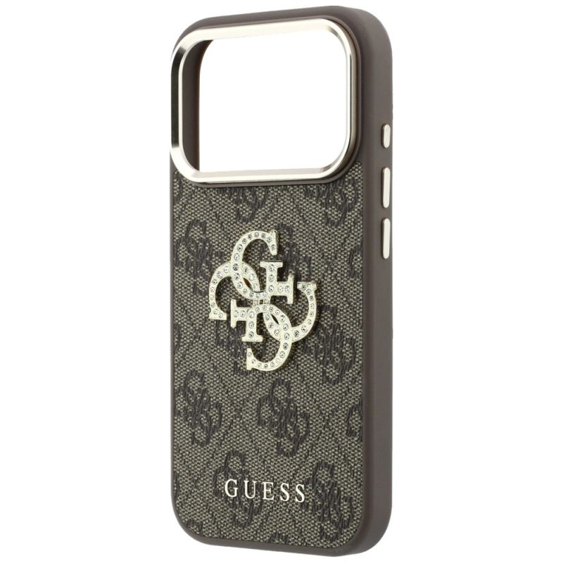Etui Guess 4G & Big Strass Logo na iPhone 17 Pro Max / 18 Pro Max - brązowe - obrazek 6
