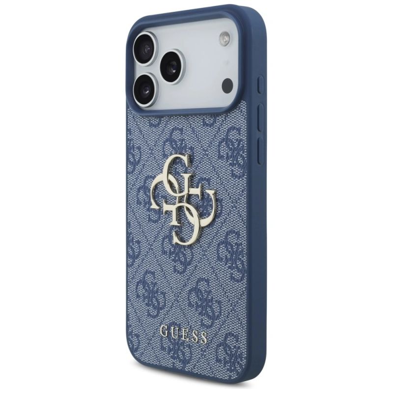 Etui Guess 4G Big Logo na iPhone 17 Pro Max / 18 Pro Max - niebieskie - obrazek 2