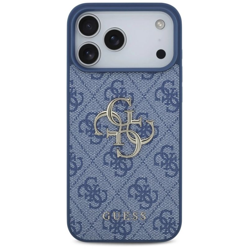 Etui Guess 4G Big Logo na iPhone 17 Pro Max / 18 Pro Max - niebieskie - obrazek 3